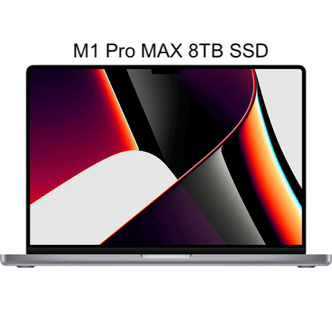 Apple 16.2" MacBook Pro with M1 Max Chip 64 GB RAM 8 TB SSD (Late 2021, Space Gray)