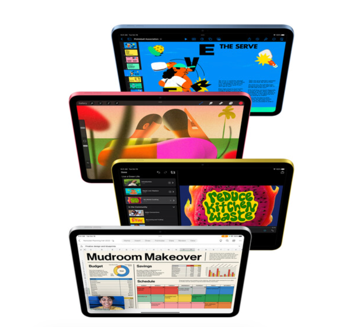 Apple iPad, 10th Generation, A14 Bionic chip, 10.9-inch Liquid Retina Display, 256GB, Wi-Fi (New)